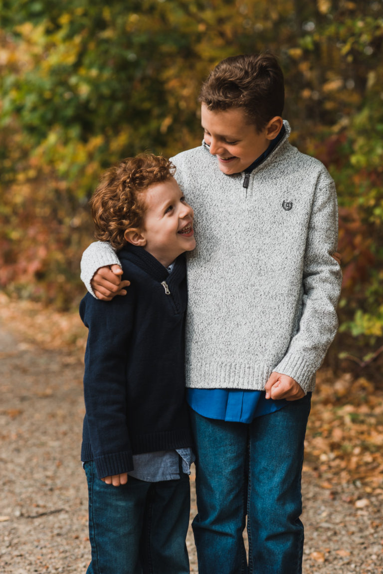 brothers, kids, family, fall, park, Bemus Point Photographer, NP Photography